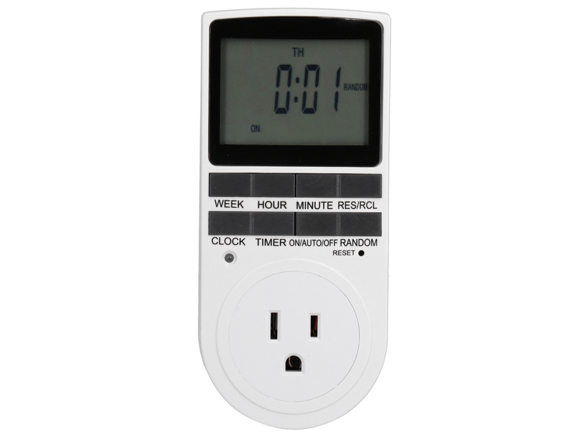 Laxiscreed Interruptor Temporizador Com Tela Ampla E Bateria, Compatível Norte-americano 120v, Para Automação Doméstica