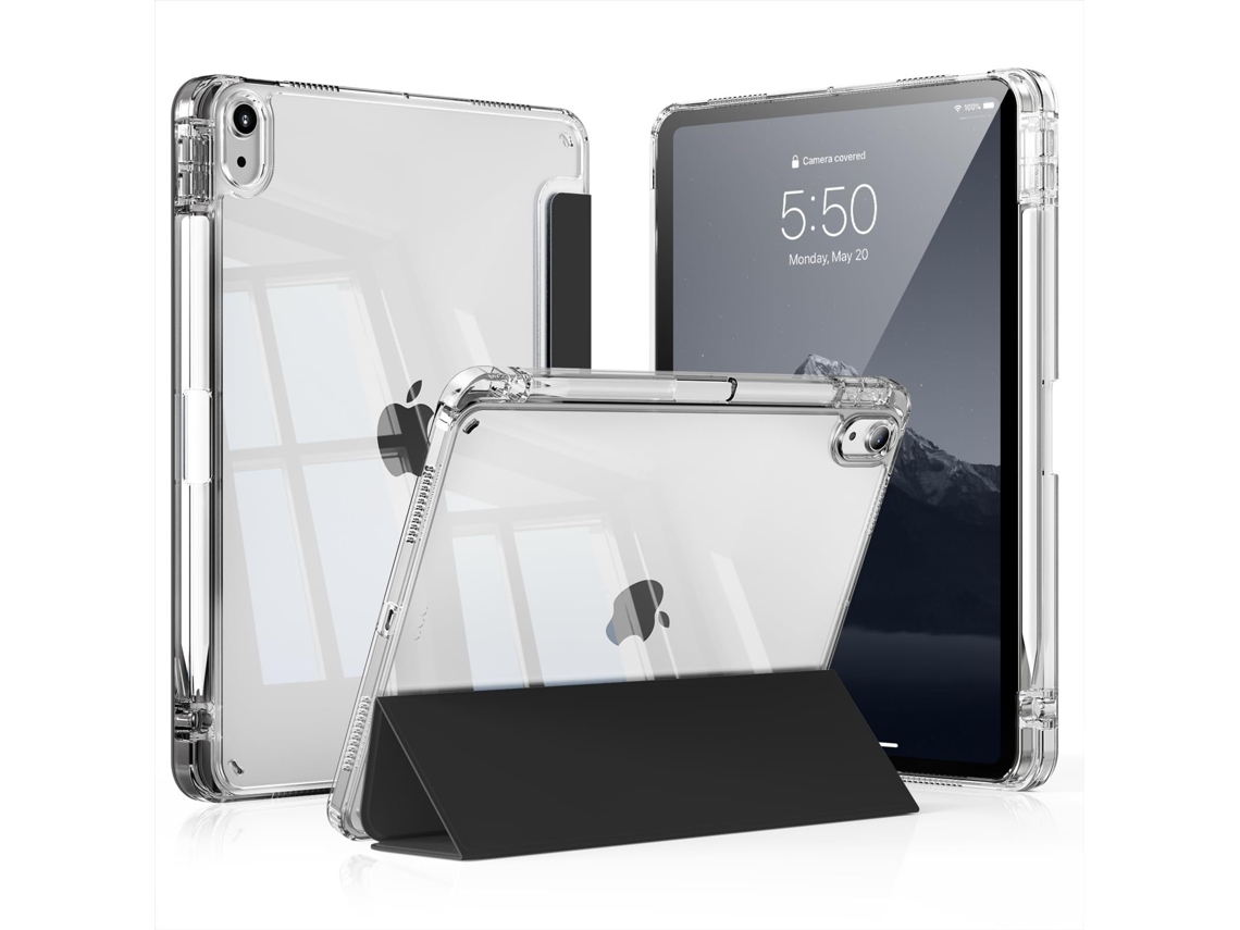 Elysve Capa Protetora Para Ipad 2022, 10,9 Polegadas, Com Compartimento Para Caneta, Capas, Tpu Ultrafinas, Preto
