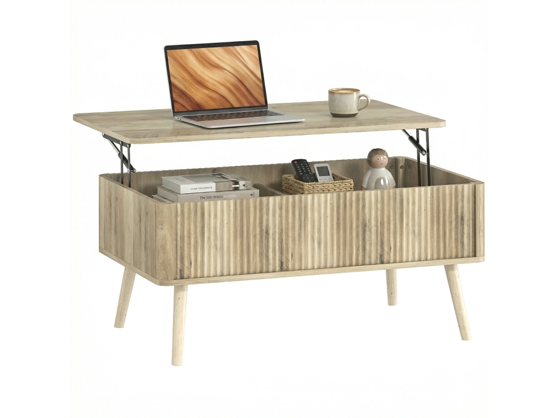 Mesa Lateral com Rodízios e Prateleira MEGA ECHO