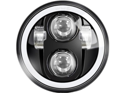 Farol de Led para Motocicletas e Caminhões com Luz Alta Condições Climáticas Adversas Ou Chuva Garante