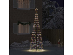 Vidaxl Árvore De Natal Led Com Estacas Para O Solo Multicolor 400 Cm