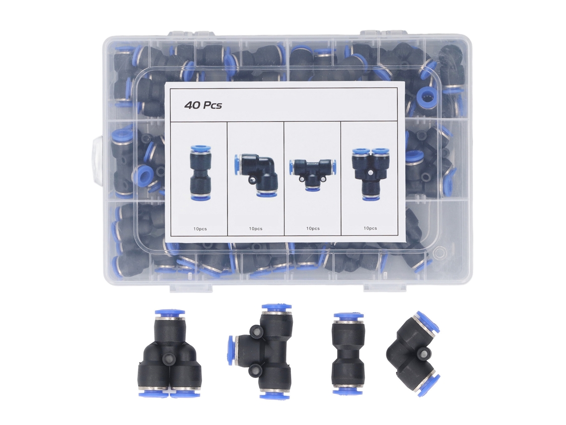 Kit de acessórios pneumáticos (conexão rápida, Ø6 mm)