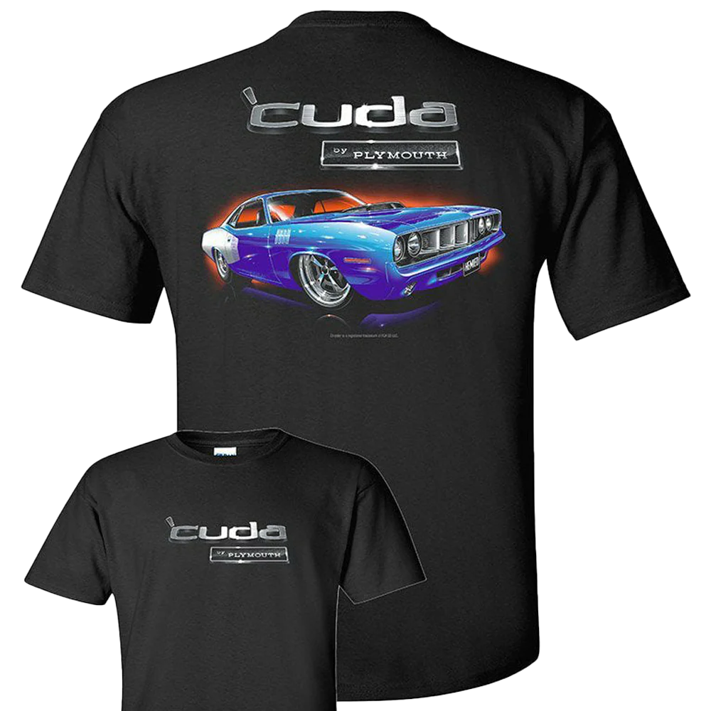 Plymouth Cuda '71 T-shirt Unisex Rockinstone Size:s