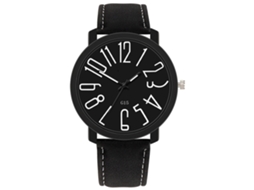 Relógio de Quartzo com Pulseira de Couro Pu Estilo Simples Fashion para Homens 3