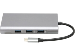 Hub De Acoplamento Usb-c 10 Em 1, Dock Expansão Tipo C Com Interface