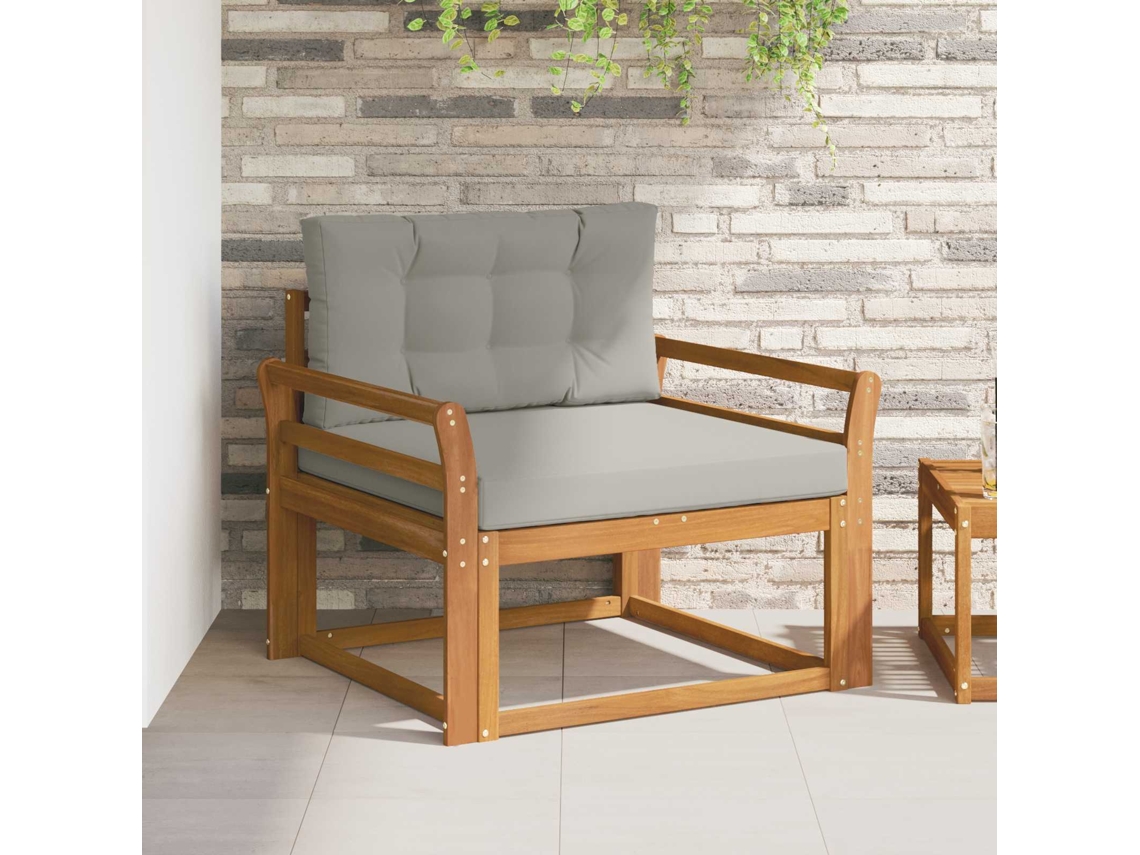 Vidaxl Sofá Médio Externo Natural
