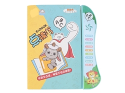 Mali máquina de Leitura Infantil Chinês inglês Livro Eletrônico Educativo Sons Claro para Crianças