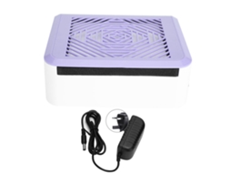 Aspirador De Polvo Para Uñas Artísticas Filtrador Extractora De Polvo Ventilador Limpiador (morado)