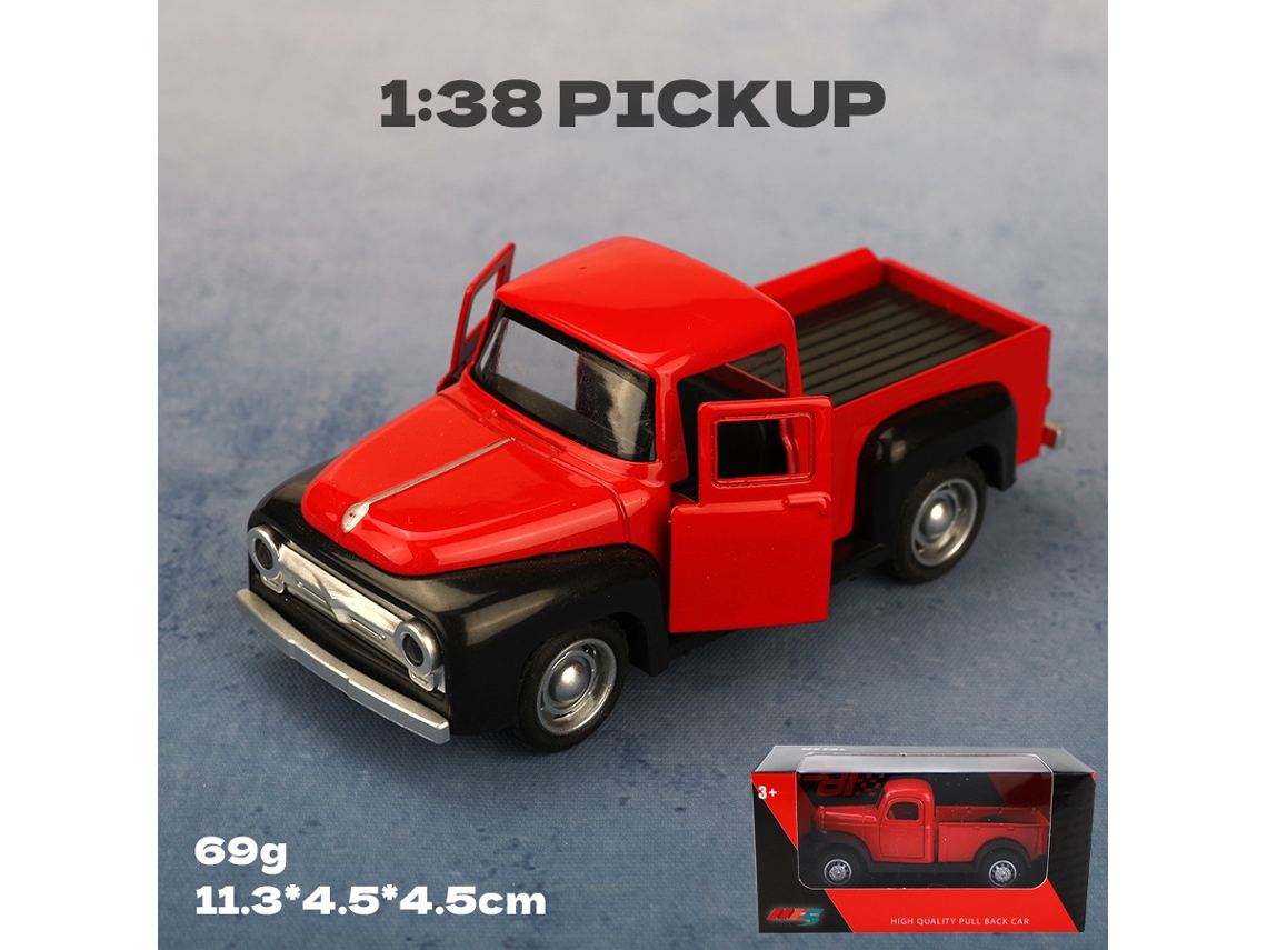 Miniatura De Carro Clássico Retrô Em Escala 1/38, Feita Em Metal Fundido.