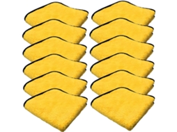 Conjunto De 12 Toalhas Microfibra Superabsorventes Para Limpeza Carros E Casa Pano Lavagem Automotiva Vayotoy