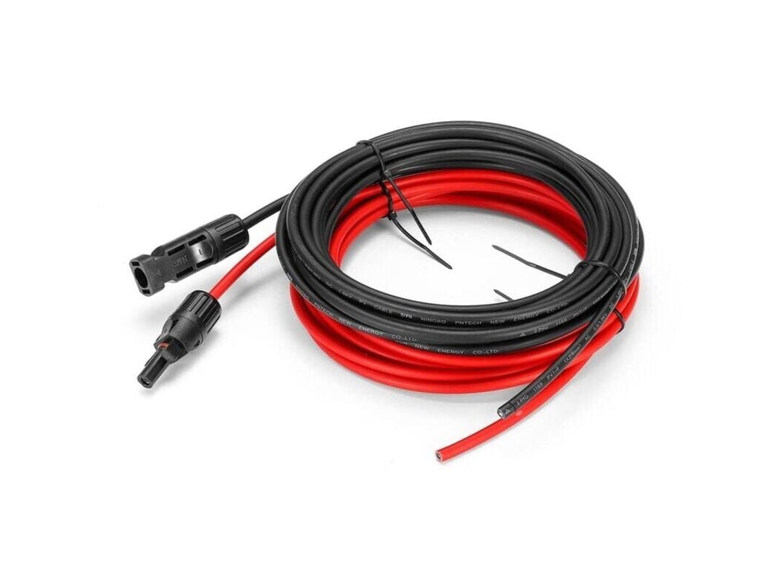 Cabo Extensão 12 AWG 5 m com Conectores Mc4 BRILVIBERA