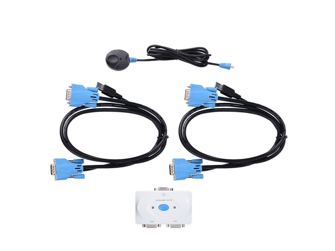 Switch Kvm LAXISCREED 2 Entradas 1 Saída Usb 2.0