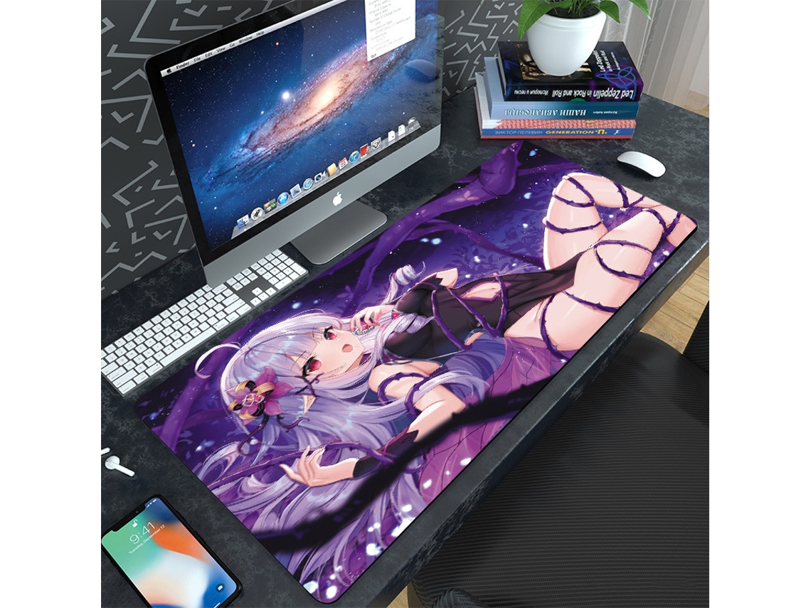 Tapete De Mesa Para Computador Com Teclado E Mouse, Estilo Desenho Animado, Tamanho Grande, Resistente À Água E À Sujeira, 4009003mm. Brilvibera
