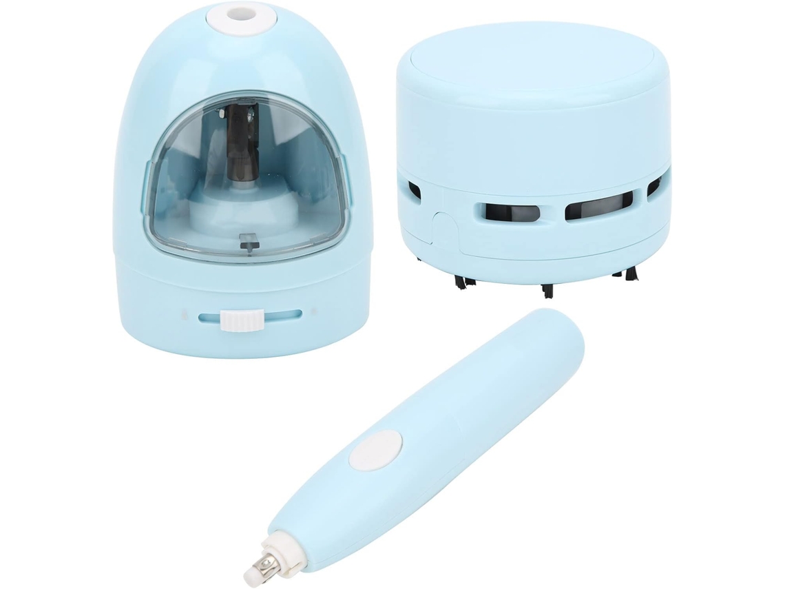 Porta-lápis automático compacto com ponta elétrica