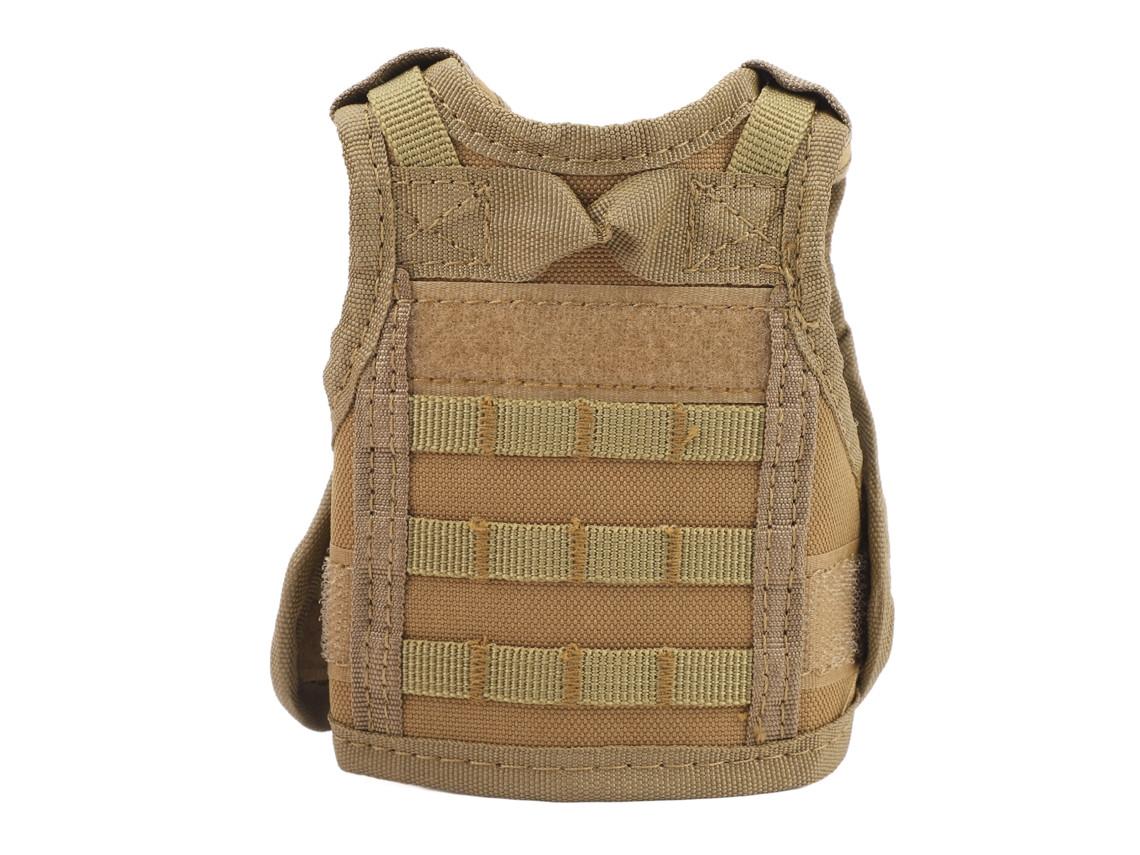Mali colete Mini para Garrafa de Cerveja Nylon Cooler Acessorios Decoração Khaki