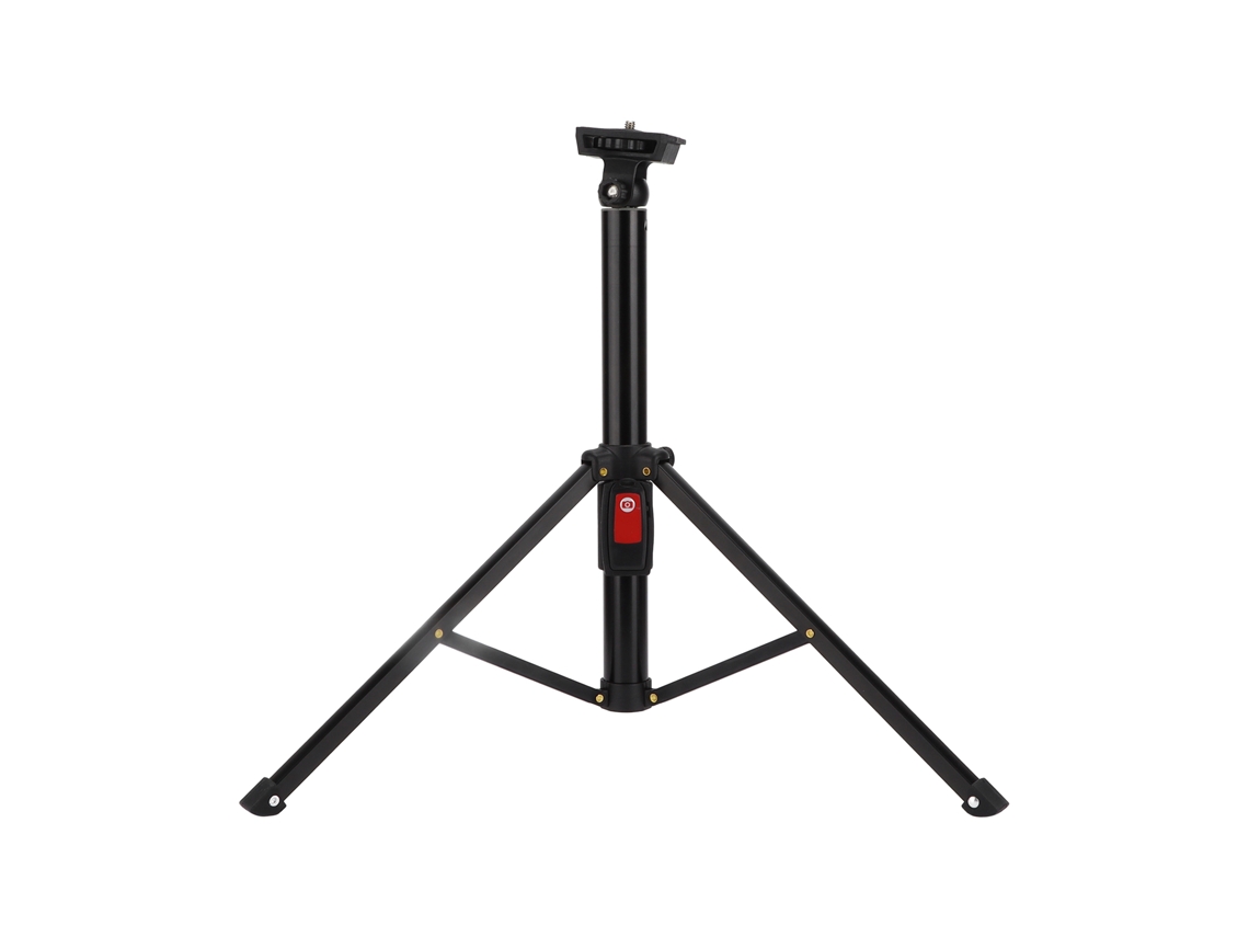Tripé extensível em liga de alumínio YK-2688 para selfies com luz de preenchimento, ideal para transmissões ao vivo e selfies com celular.