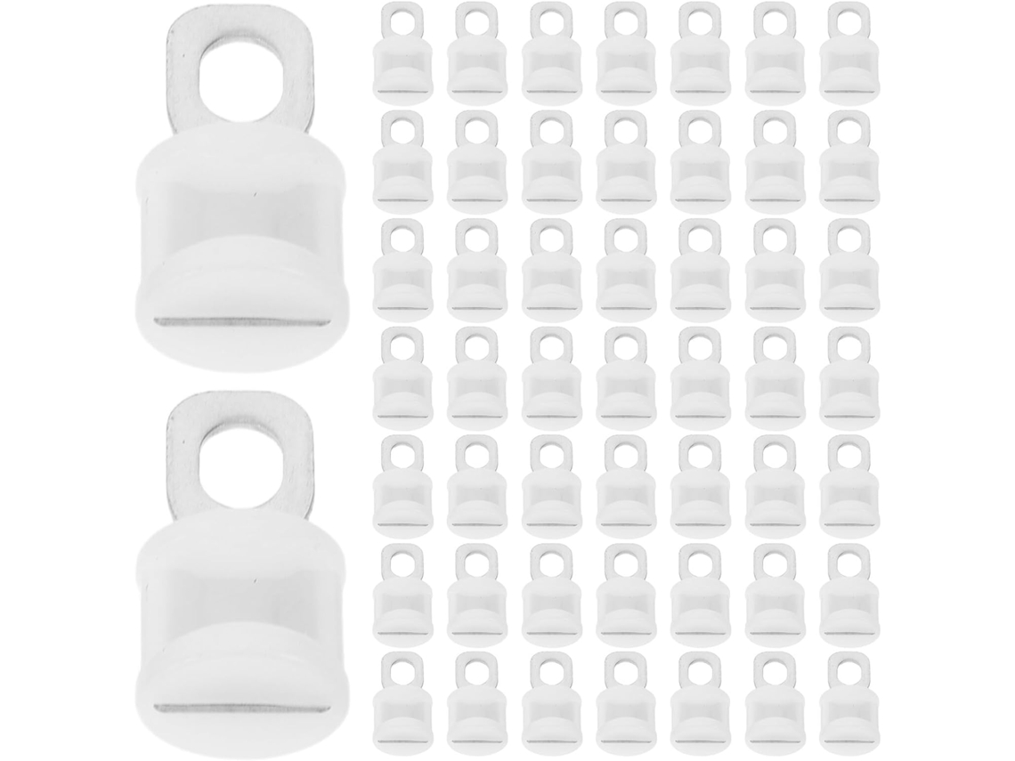 Conjunto De 120 Rolamentos Plástico Reforçado Para Trilho Cortina