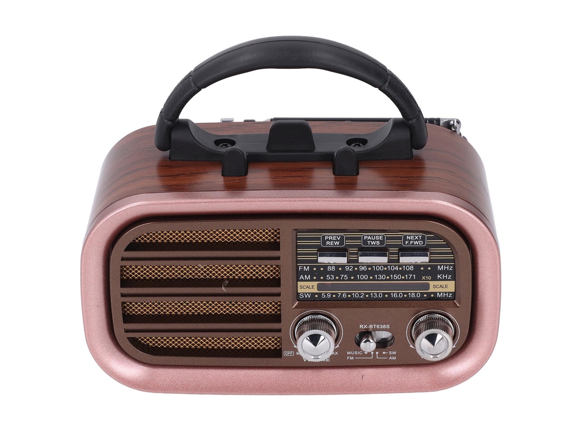 Caixa de Som Bluetooth portátil com solar e subwoofer EOOCOO