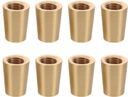 Conjunto De 8 Pés Latão Para Móveis E Objetos Decorativos, Com