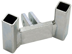 Towbar Adapter Traditional 100 Mm Silver TWINNY LOAD