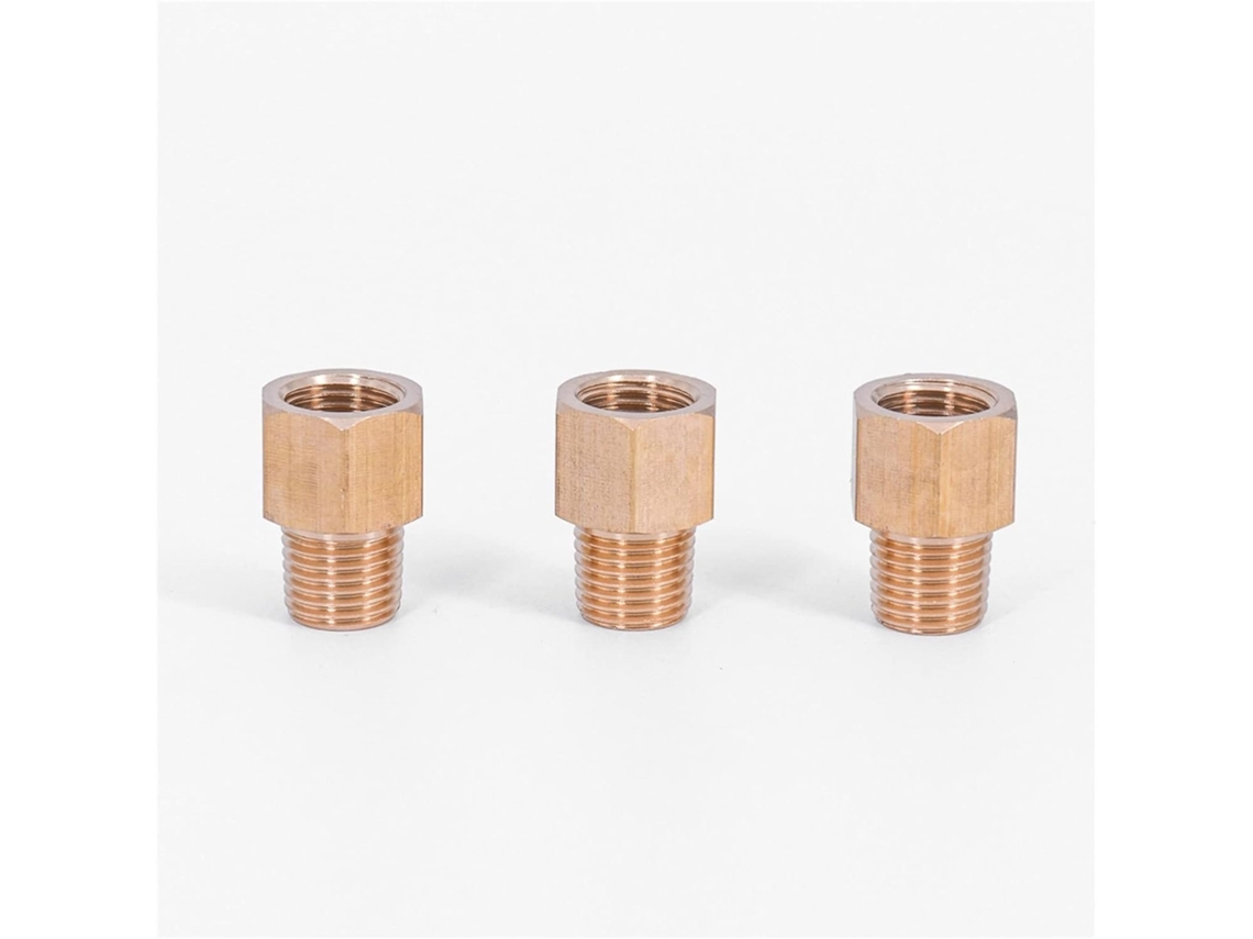 Adaptador para Mangueira de Jardim com Rosca Interna Npt 1/8" a 1/2" e Externa Bsp | S/MARCA