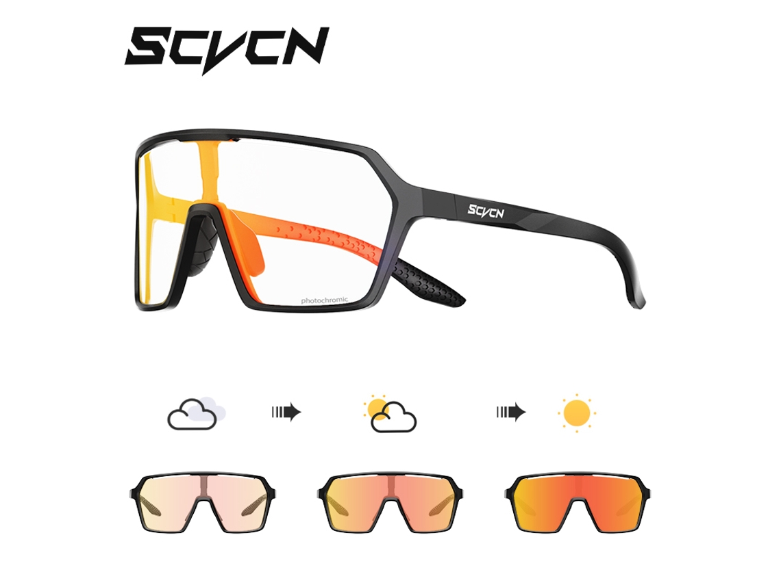 (estilo 3) Óculos De Ciclismo Fotocromáticos Unissex Uv400