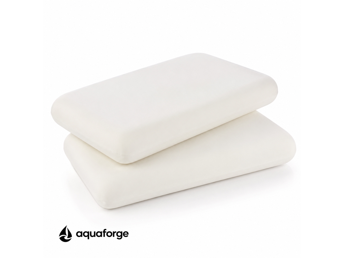 Almofada Cervical Ergonómica Espuma Viscoelástica 40 X 70 X 6 Cm