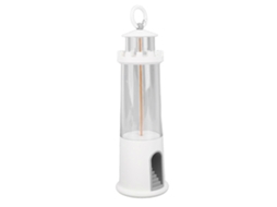 Lanterna De Acampamento Portátil Com Luz Suave E Quente De 2200k, Carregamento Usb E Base Magnética, Branca Olysi Shop