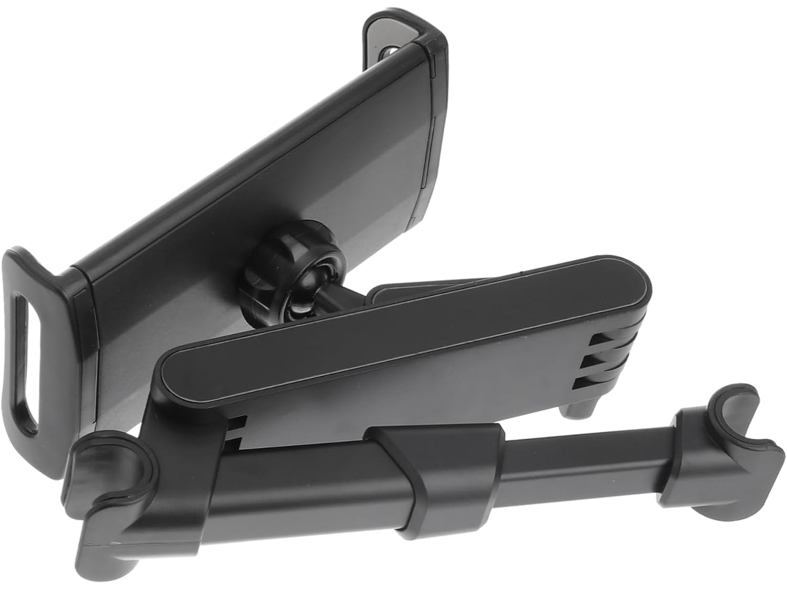 Suporte Para Celular Veicular Com Clipe Para Tablet No Encosto Do Banco Do Carro.
