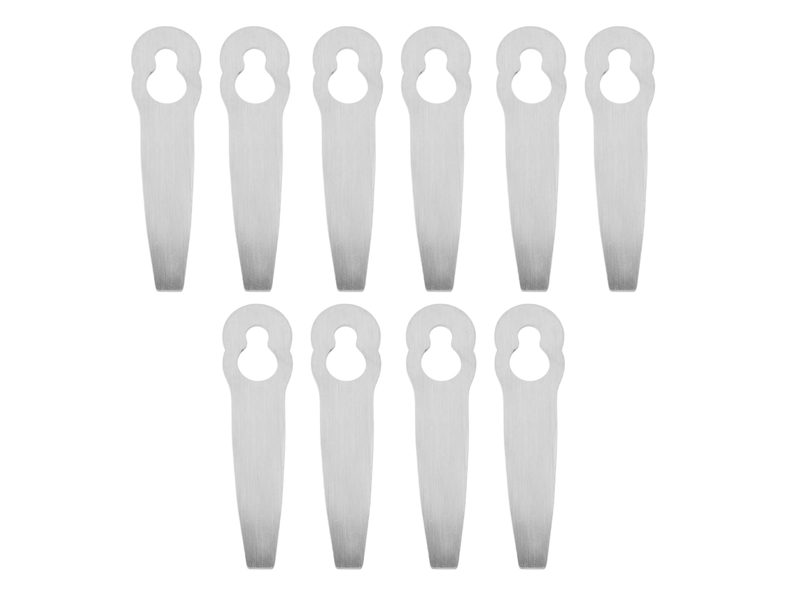 10 Lâminas de Metal para Cortador de Grama Substituição OEM 40080071000 para Polycut 2 2 Fsa 45 com MARCA
