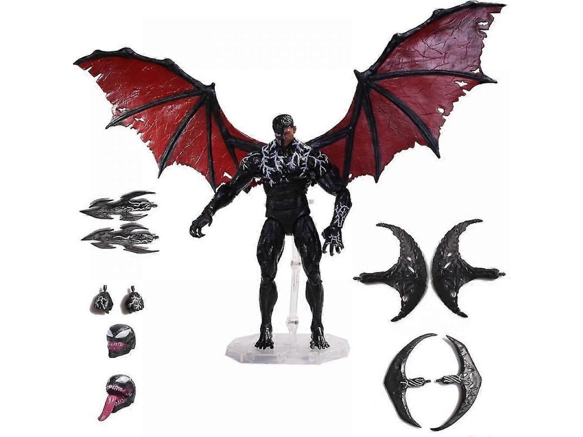 Boneco de Ação Venom 8 Polegadas Boneco Venom Brinquedo Colecionável Anime
