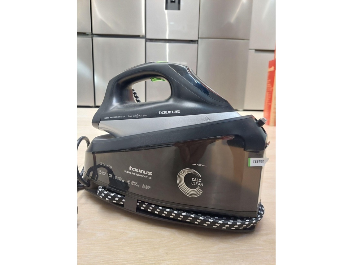 Ferro com Caldeira TAURUS Sliding Pro 3000 Non Stop (Outlet Caixa Aberta - Pressão: 7 bar - Jato de vapor: 300 g/min)