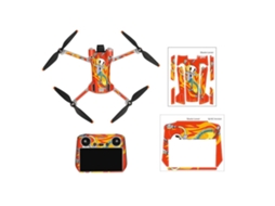 Ats conjunto de Adhesivos para Drone Impermeáveis Compatsíveis com Dji Mini 3 Pro e Controle Remoto, Adhesivos 3d de Proteção