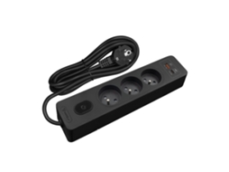 Extensão Eléctrica SELDUR G3Fh12B 3 Tomadas + Interrutor Carregamento Rápido Usb A+C 20W Branco Cabo de 1 5 M