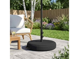Vidaxl Base De Guarda-sol De Patio 53 X 53 X 40 Cm Aço Preto