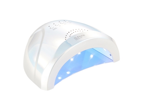 Lâmpada de uma lâmpada profissional UV/LED prateada 24/48w Sun1 modelo Sunone