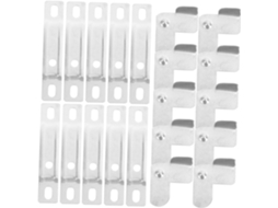 Conjunto De 10 Suportes Metálicos Ajustáveis Para Luminárias De Teto, Com Clipes Para Fixação De Cúp Gokoco