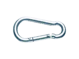 Mosquetão Inox 304 Prateado 7 Mmlalizas