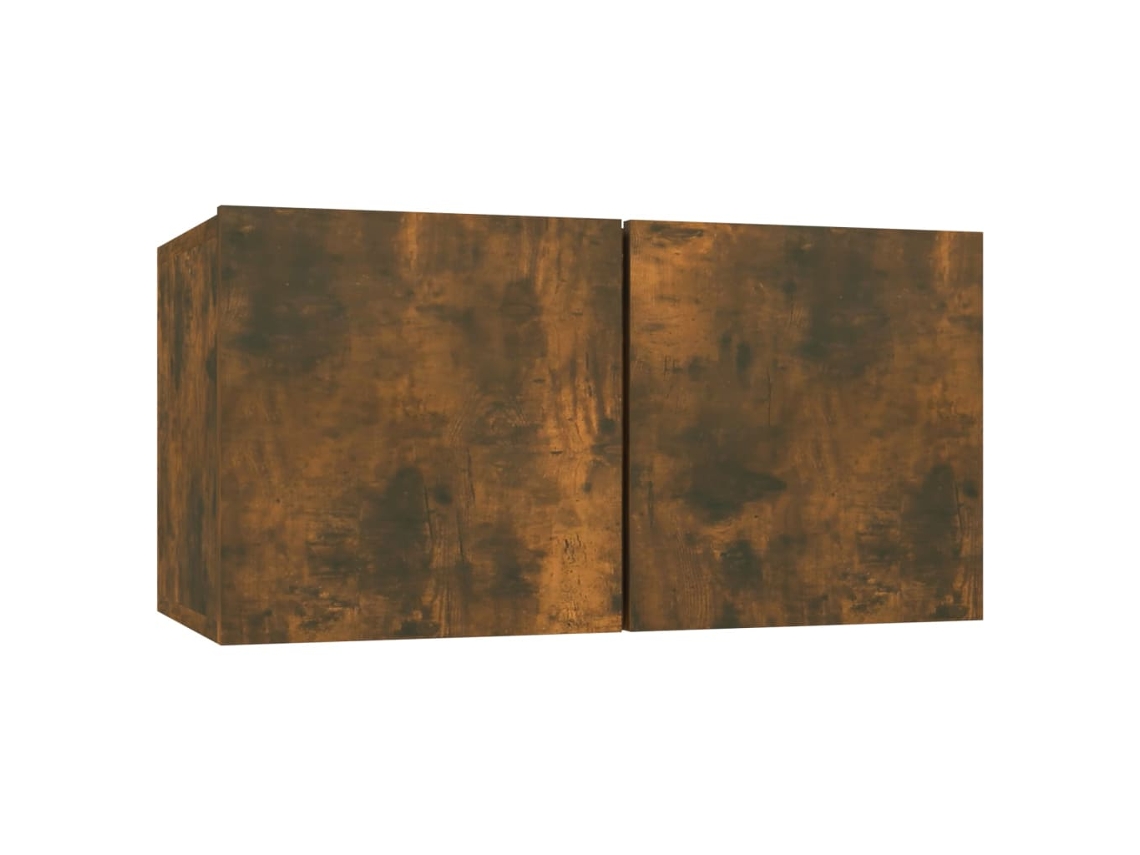Tv Cabinet, Tv Cabinets Vidaxl Marrom Madeira Processada (n/a)
