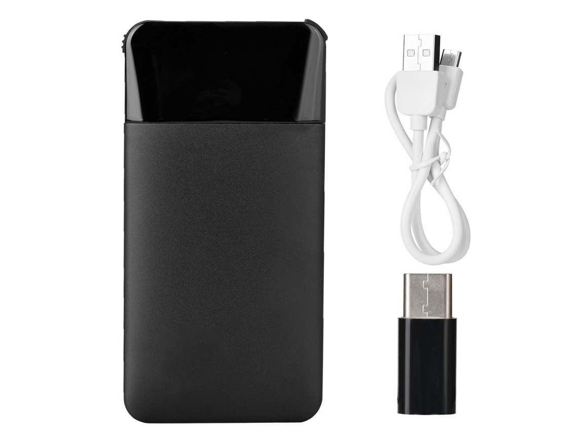 Bateria Portátil LAXISCREED 10000mah com Cabo Retrátil