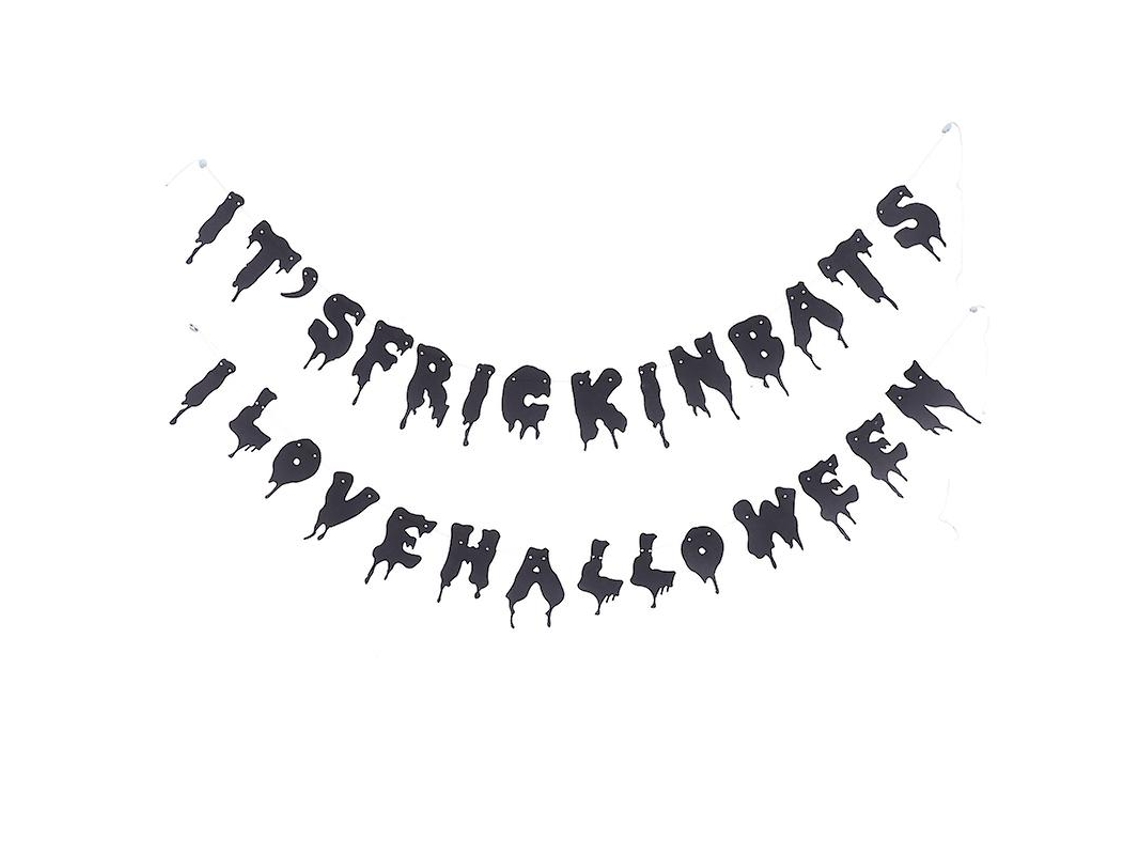 1pcs Bunting De Festa De Halloween Para Decorações De Halloween ALLINLESS