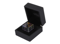 Prisma Óptico Quadrado, Decorativo, Vidro de Dispersão Arco íris com Caixa Presente Científica 2,50 X Cm Poleg