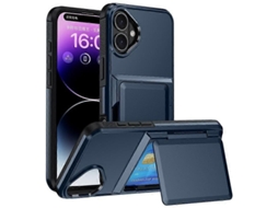 Capa De Celular À Prova De Choque Com Suporte Para Cartão Kalebol Flip