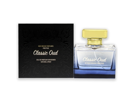 Classic Oud da NEW BRAND para mulheres - spray EDP de 3,3 onças