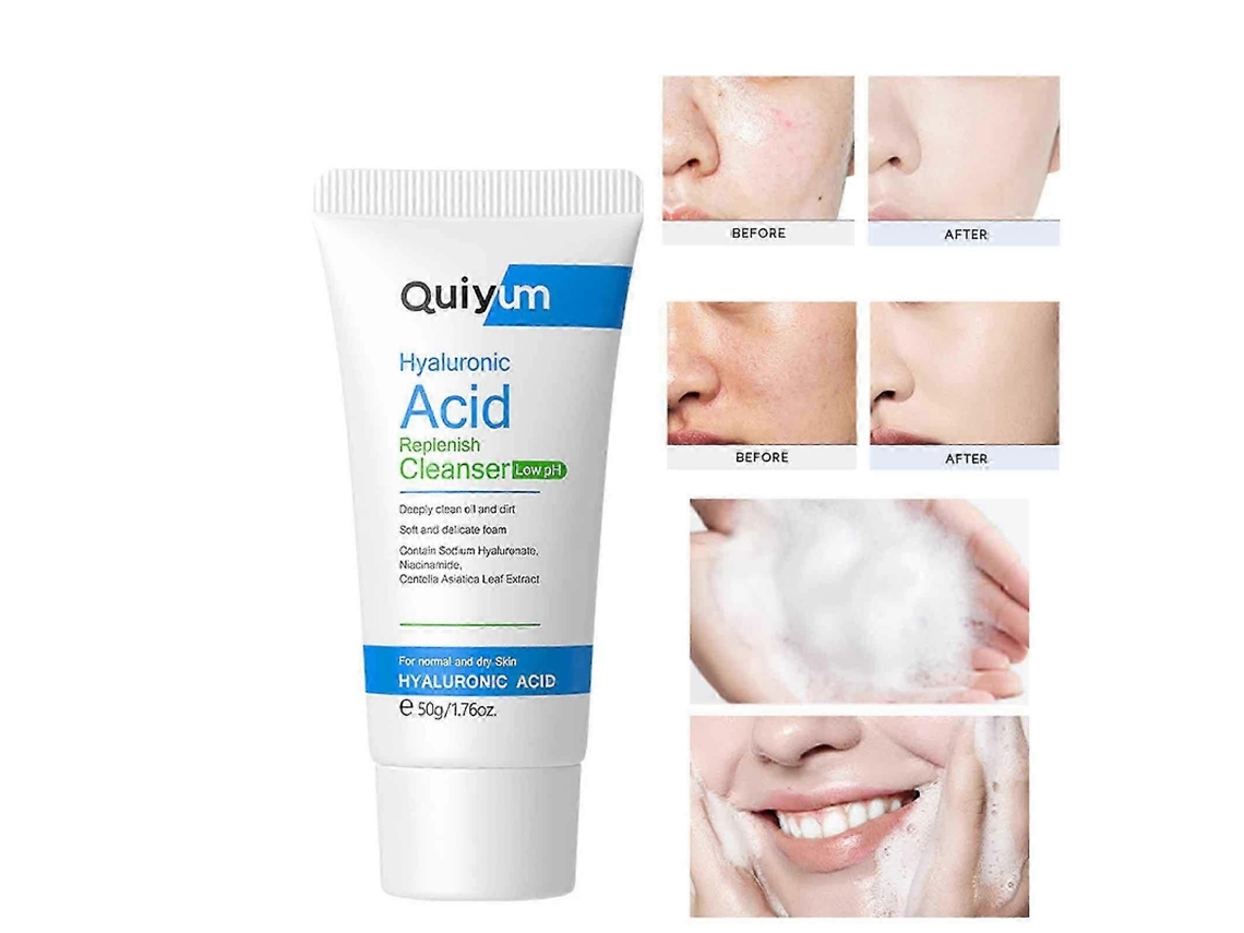 Sabonete Facial Com Ácido Hialurônico, Reparador E Hidratante, 50g