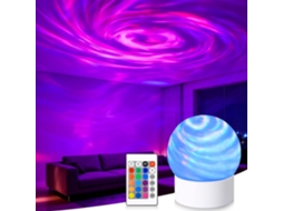 Projetor de céu estrelado infantil, galáxia LED, luz noturna,