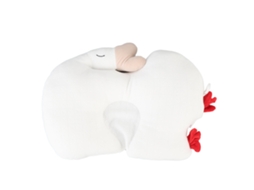 Travesseiro Infantil Respirável 2026 com Brinquedo de Animal Fofo para Casa e Viagem