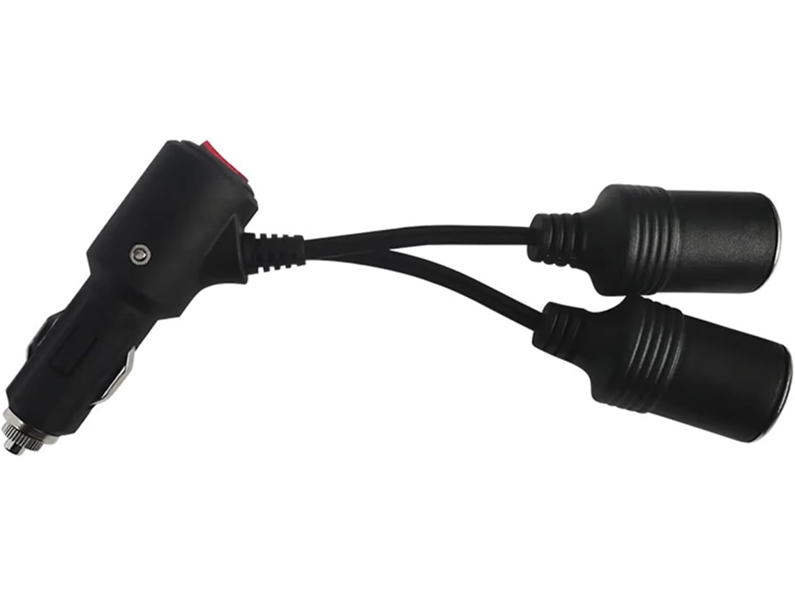 Tomada Multifuncional Para Carro Com Interruptor| Potência De Saída 240 W