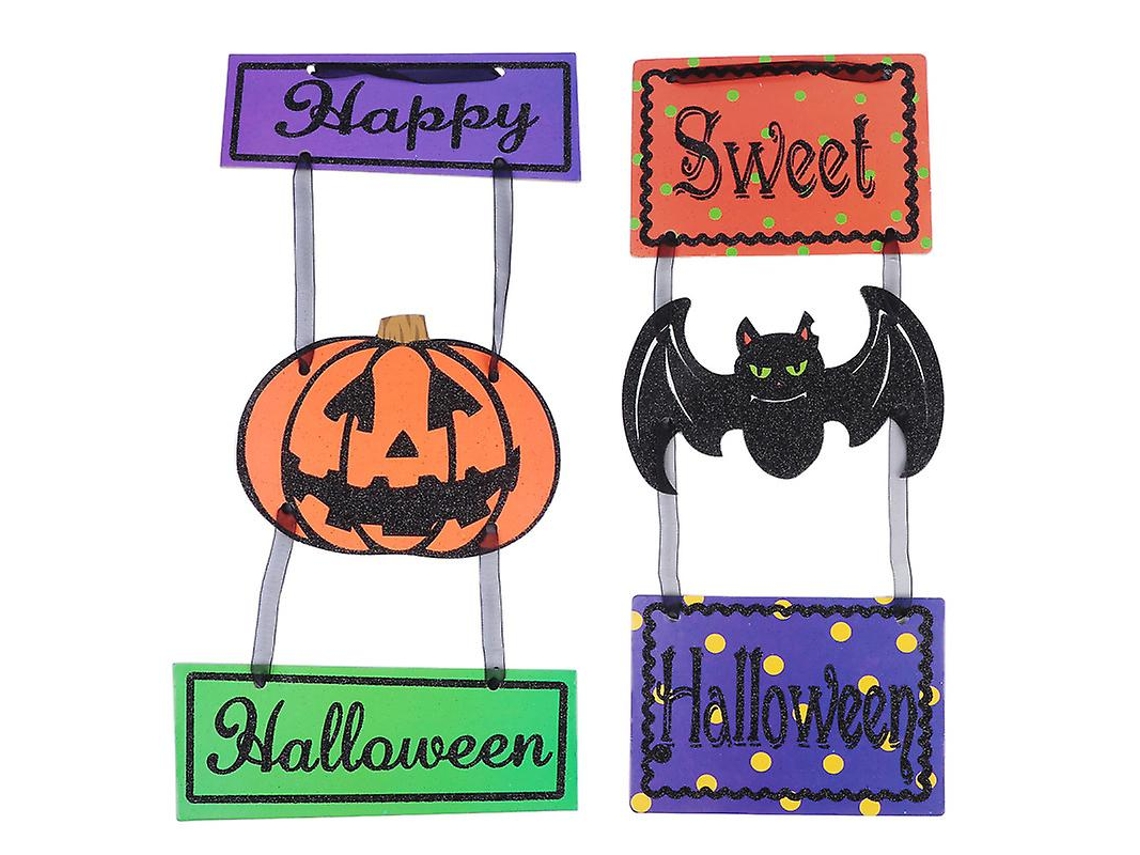 2Pcs Banners de Halloween para Decoração de Halloween ALLINLESS