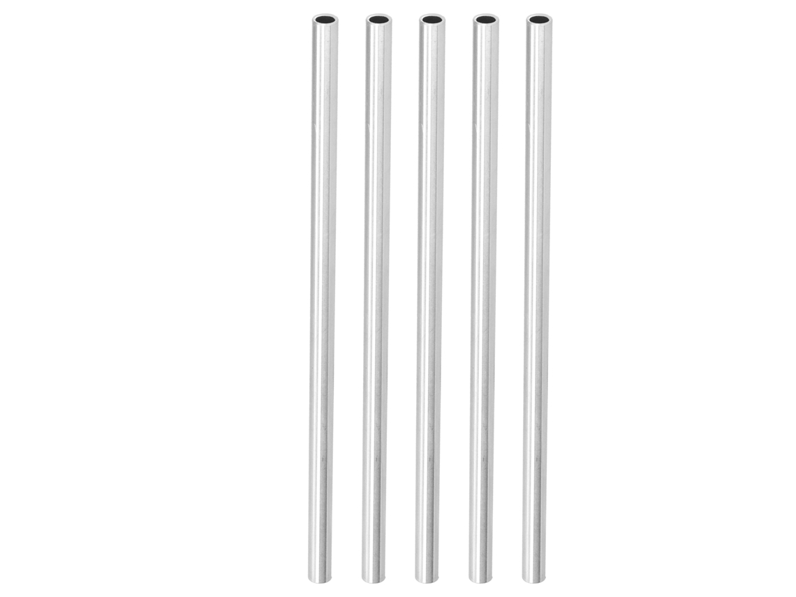 5pcs Tubo de Alumínio 200mm Diâmetro 6x8mm Eixo Apoio Peças Robótica Substituição 6100 0608 0200